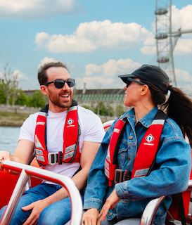 A scenic boat trip along the River Thames, passing iconic London landmarks